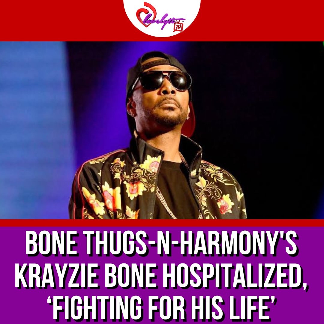 lovelyti's tweet image. Krayzie Bone, a rapper in the hip-hop group Bone Thugs-N-Harmony, is reportedly fighting for his life in a hospital. 
 
Everyone Let's keep praying for Krayzie 🙏🏾😟

#KrayzieBone #BoneThugsNHarmony #Lovelytitv