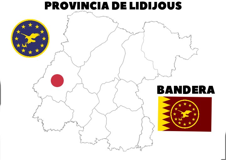 Mapa de la Provincia Heroica de Lidijous.