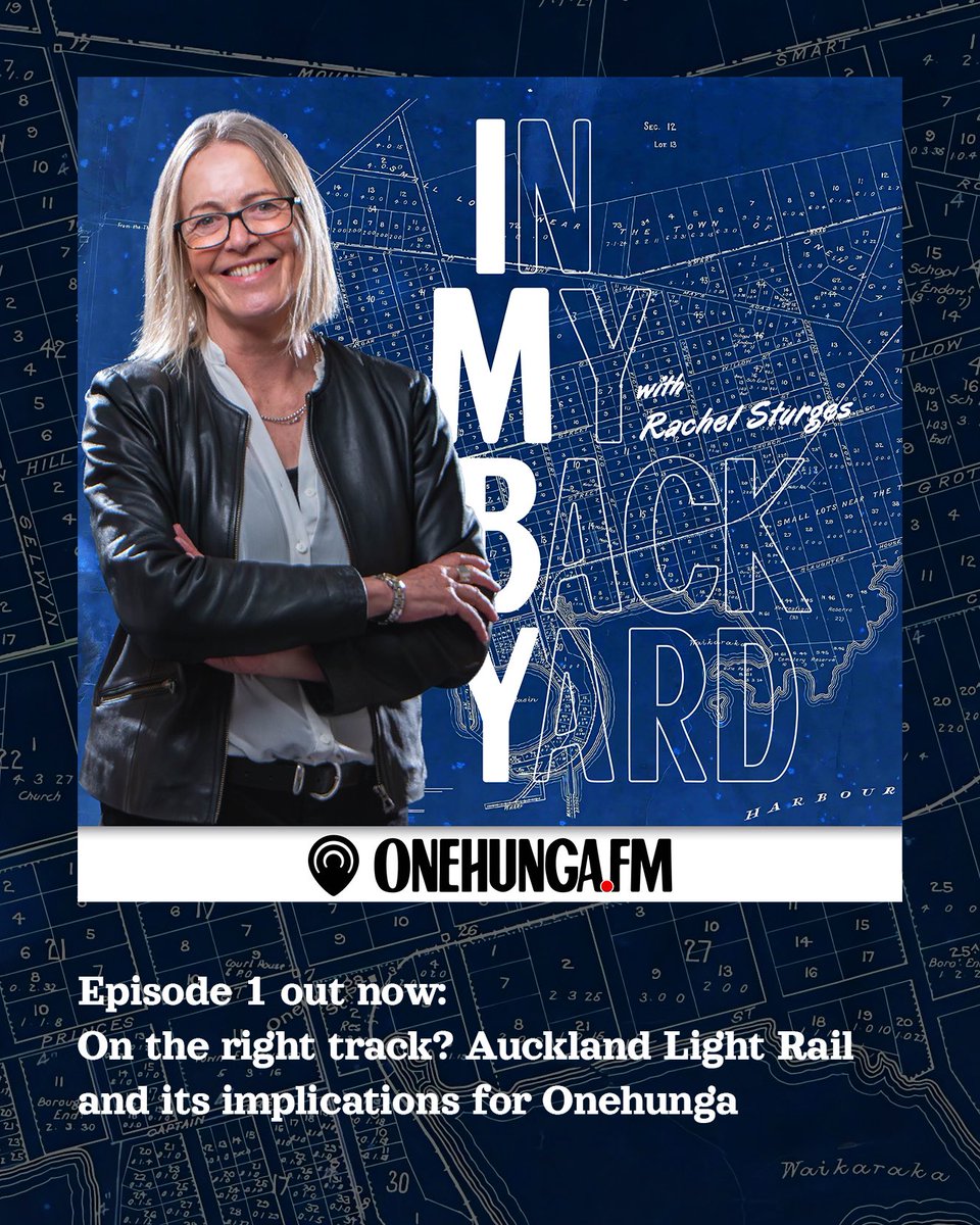 🎧NEW PODCAST🎉

In this inaugural episode of IMBY, <a href="/rachsturge/">Rachel Sturges</a> explores what the Auckland Light Rail project means for the community of Onehunga and the broader Auckland region. 

🔗Listen at linktr.ee/onehungafm

#aucklandlightrail #onehunga #auckland #infrastructure