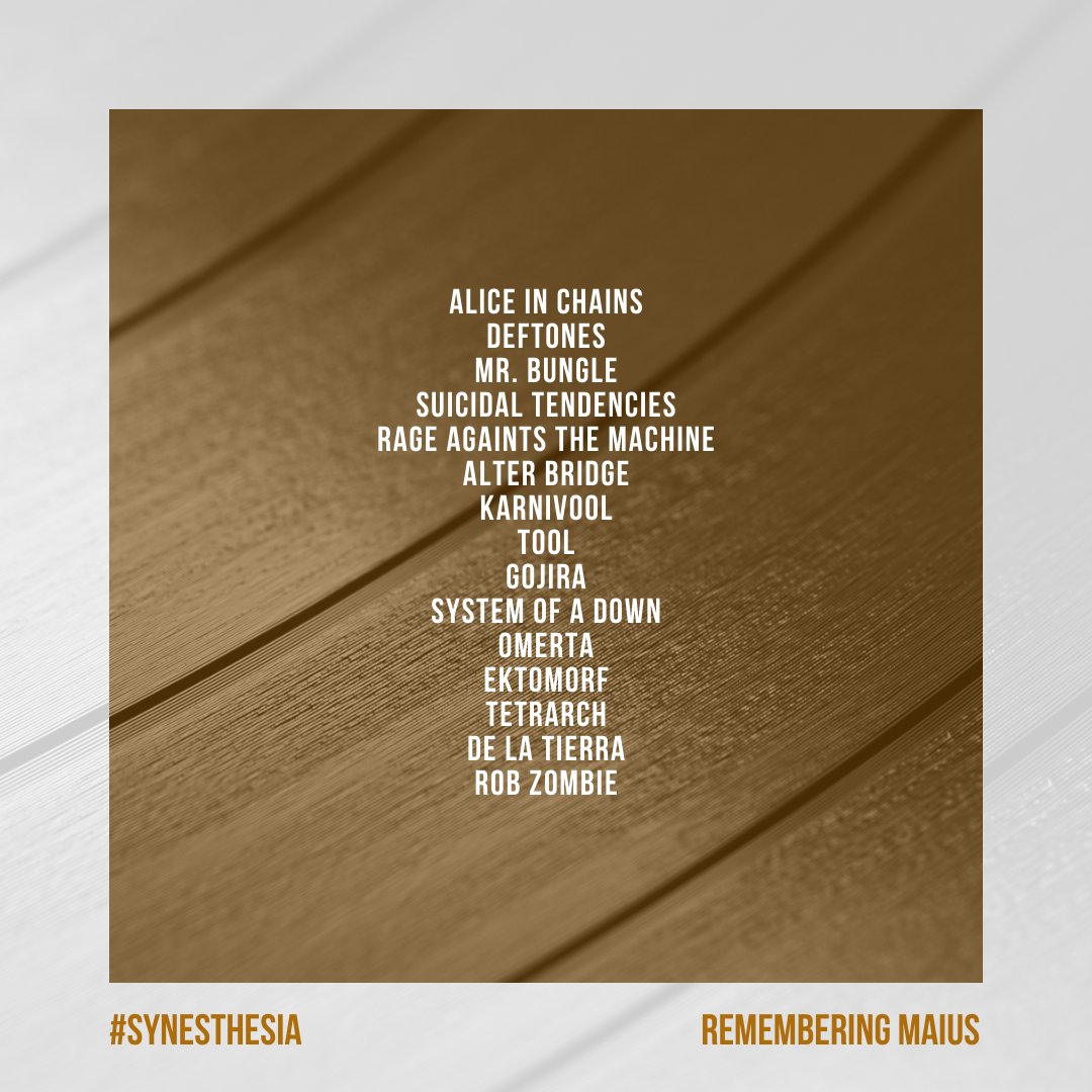 BeyondPlaylist's tweet image. 005/:RM.CINQ
REMEMBERING MAIUS
#SYNESTHESIA
@BeyondPlaylist 
 
Listen on #Spotify ⏯️💿
open.spotify.com/playlist/0n0r4…