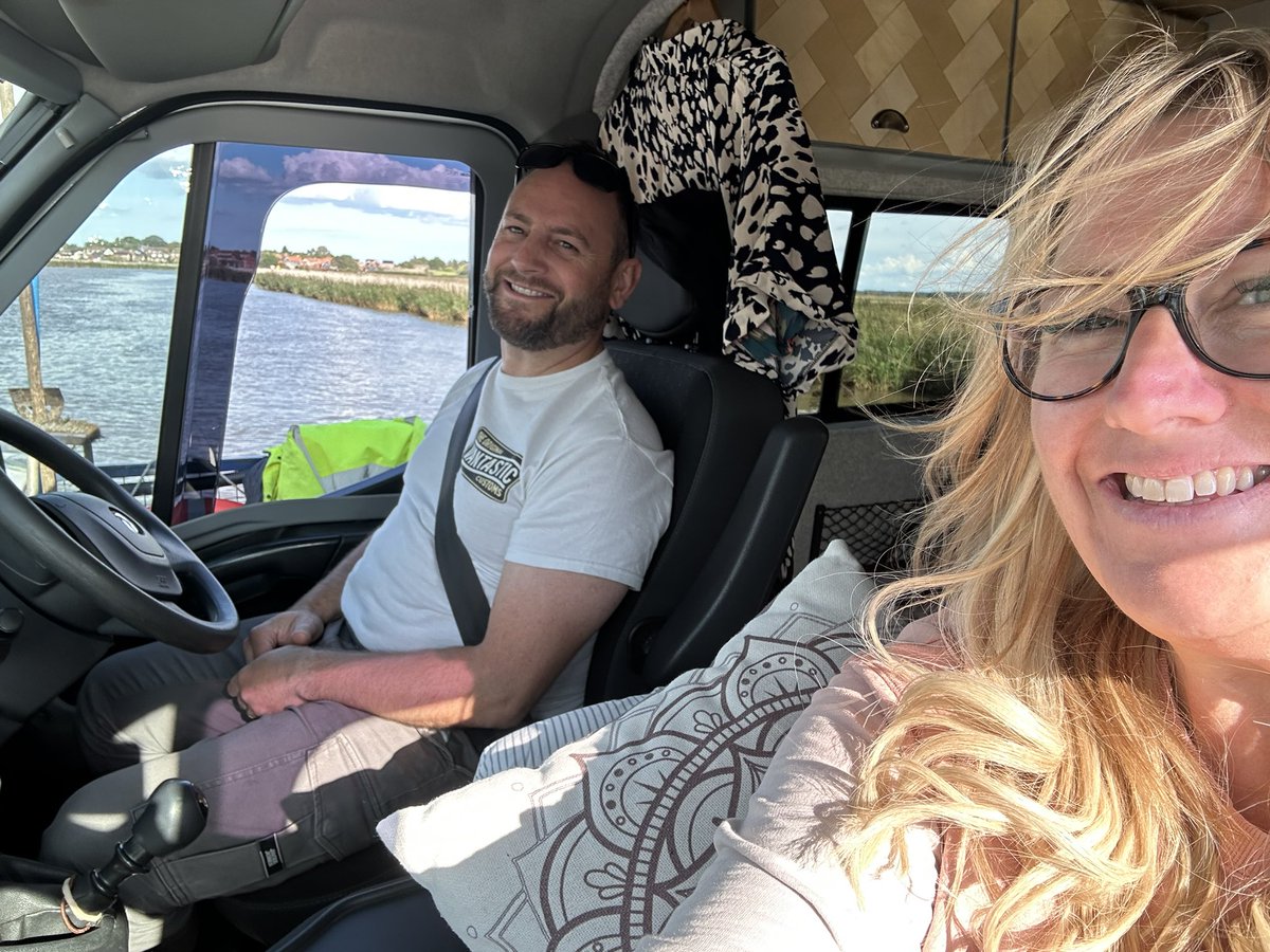 EmLouHowells's tweet photo. @BBCTheOneShow Driving through Norfolk in our camper van listening to Take That’s brand new single Windows, it’s seemed such a fitting song to be driving around too. Love the boys and can’t wait for the Tour. Love Emma in Ipswich @takethat #windows https://t.co/OUDIV1U9x0