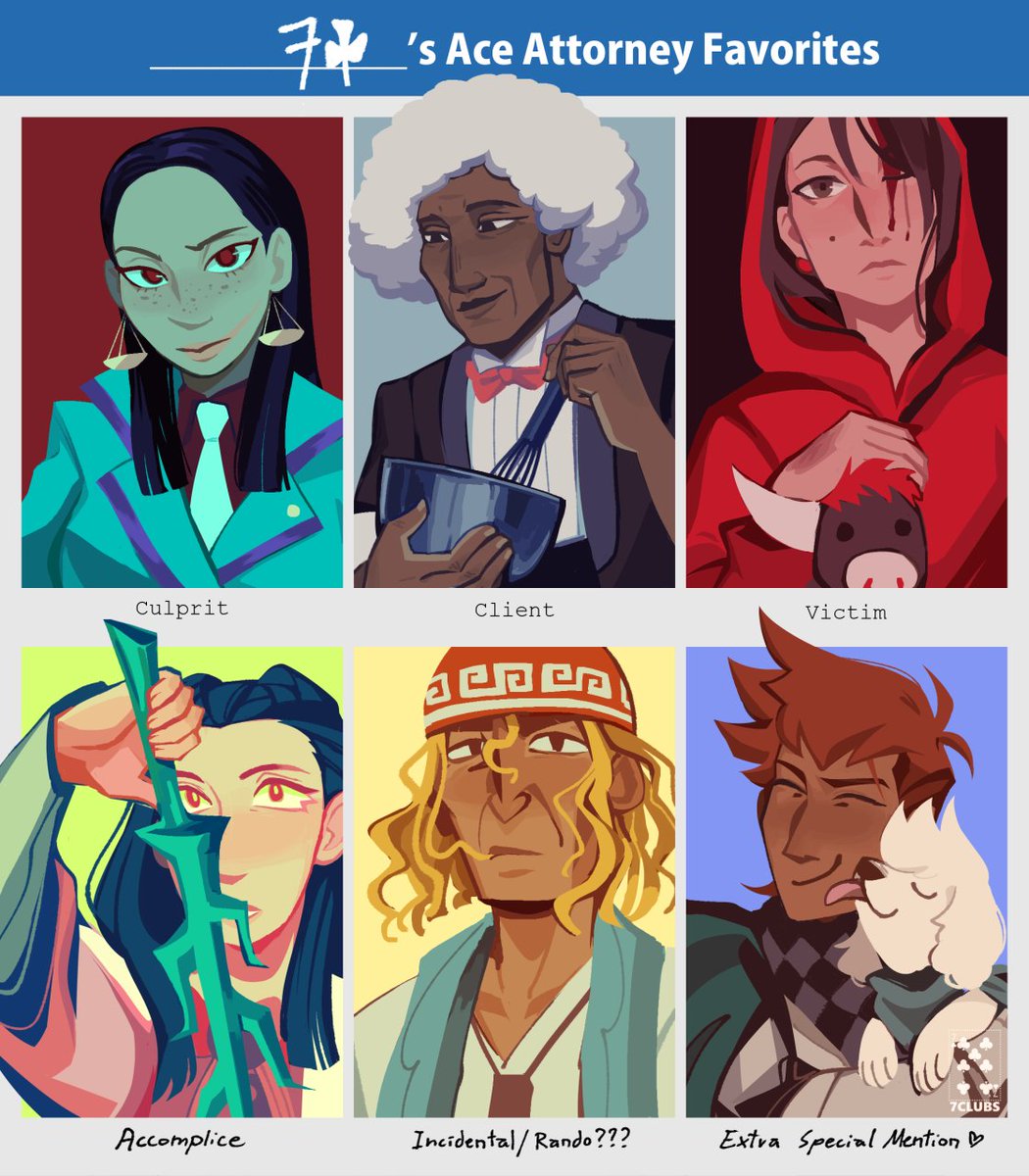 [ ace attorney ] made a template mostly as an excuse for the national pastime (drawing an excessive amount of my favorite guys) 