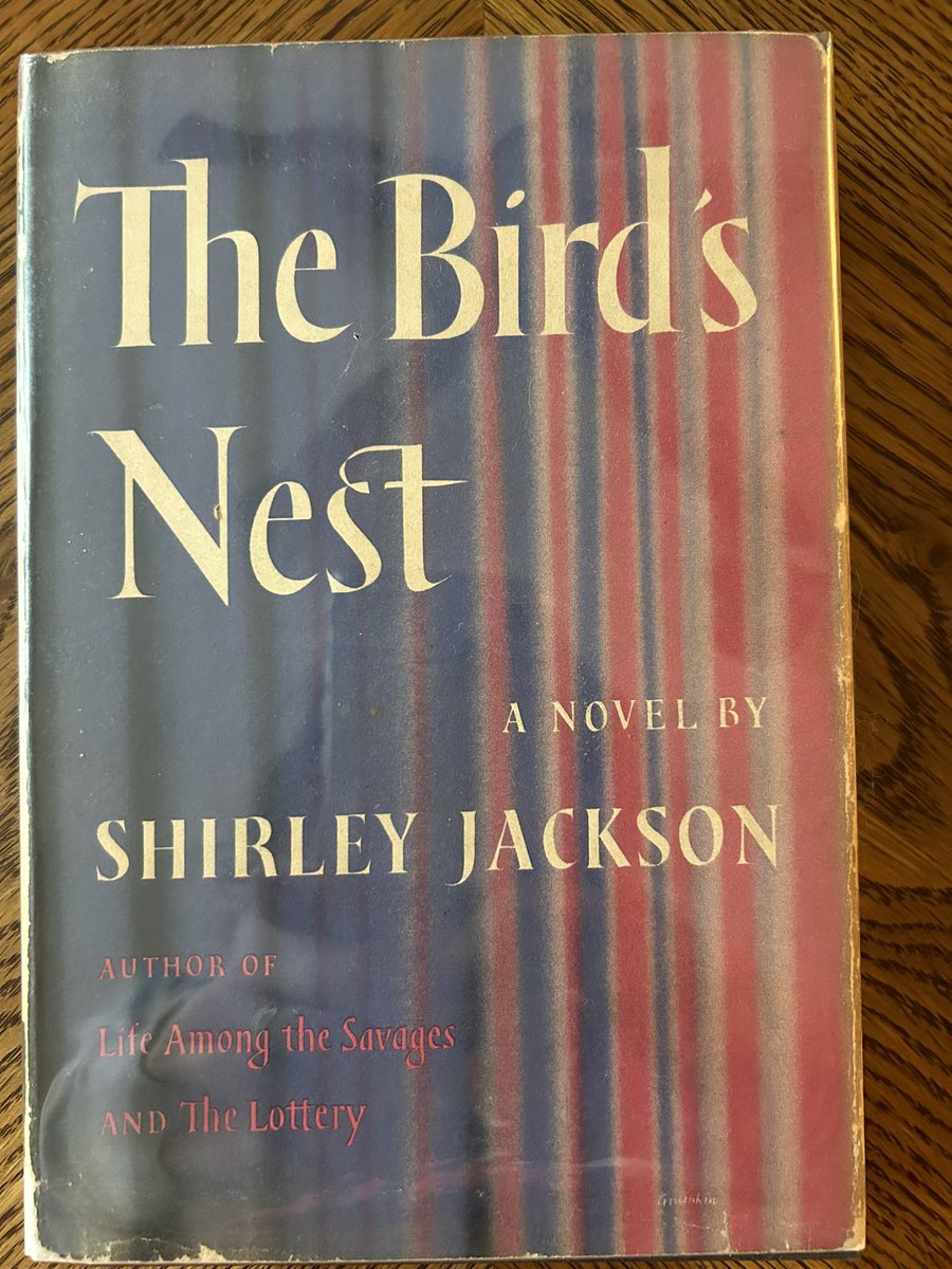 The Bird’s Nest. Written by Shirley Jackson. 

Also published as Lizzie. 

#bookaddict #coverart #bookcover #BookTwitter #ShirleyJackson