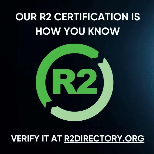 Did you know that MTFS is R2v3 Certified? This means that we adhere to the highest standards of the industry when it comes to protecting your data and the environment. Learn more about R2v3 standards: buff.ly/3bl3uM5  #cybersecurity #datasecurity #R2Certification