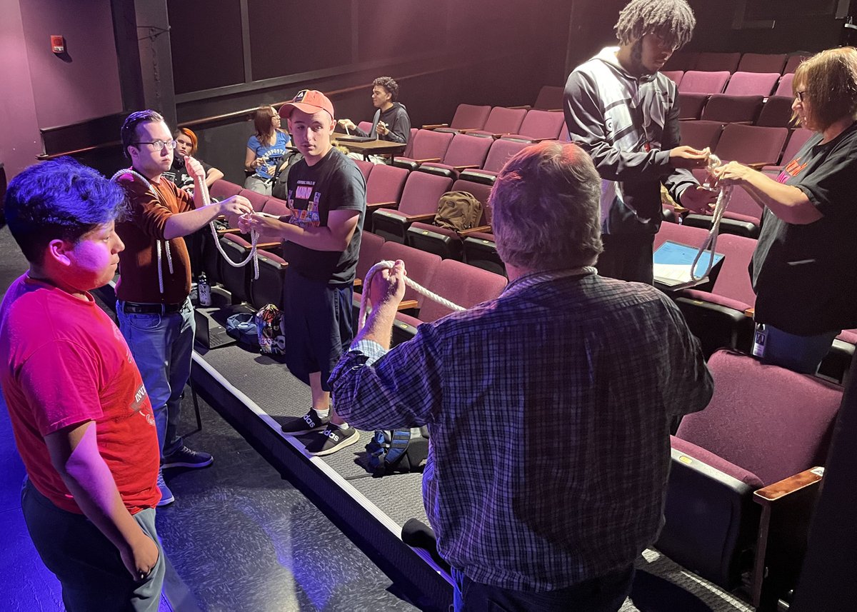 CareerTecTweets's tweet photo. Students in the @CapRegionBOCES Entertainment Tech program are working with experts from the #Broadway show Company over the next two weeks at @atProctors, gaining valuable skills and knowledge!
@BOCESofNYS @actecareertech @capregchamber @NYSEDNews https://t.co/K7IREMwvpt