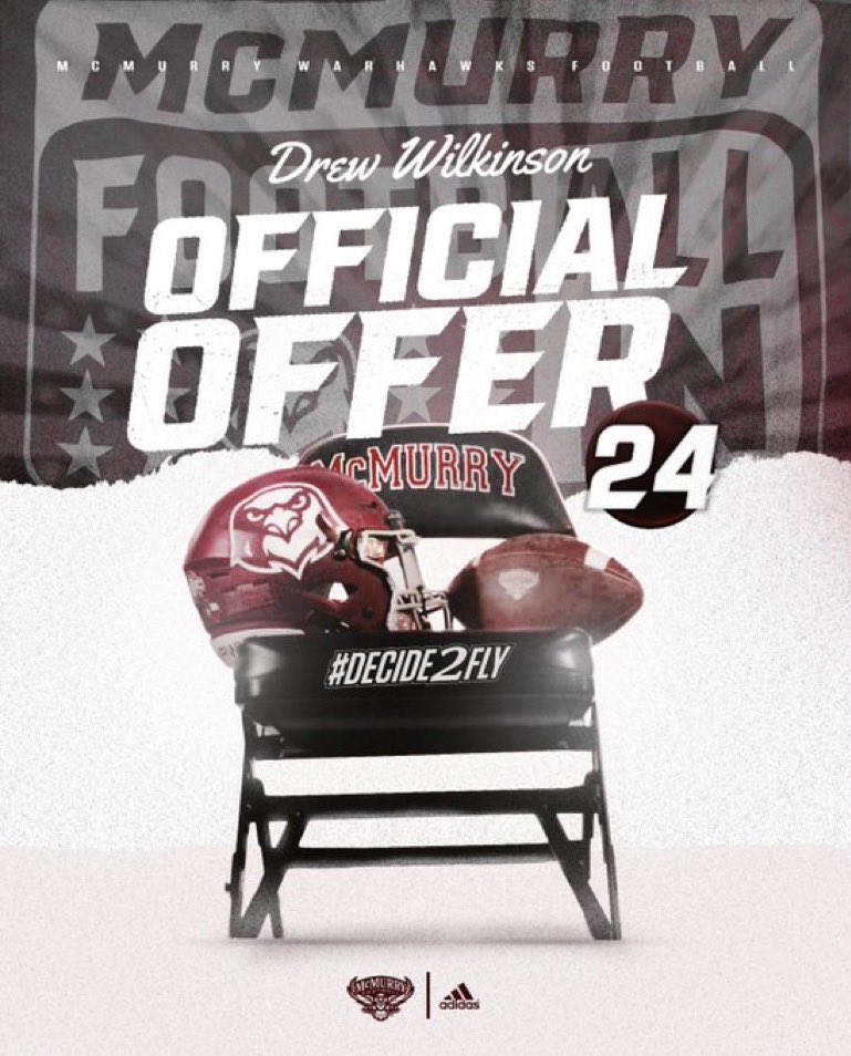 Andrew Wilkinson (@drewwilk23) on Twitter photo After a great talk @CoachBapMcM i’m blessed to receive my first offer to McMurry University!! <a href="/NCEagleFootball/">New Caney HS Football</a> <a href="/McMURRYFOOTBALL/">McMURRY FOOTBALL</a> <a href="/The1CoachWarren/">Coach Warren</a> After a great talk @CoachBapMcM i’m blessed to receive my first offer to McMurry University!! <a href="/NCEagleFootball/">New Caney HS Football</a> <a href="/McMURRYFOOTBALL/">McMURRY FOOTBALL</a> <a href="/The1CoachWarren/">Coach Warren</a>