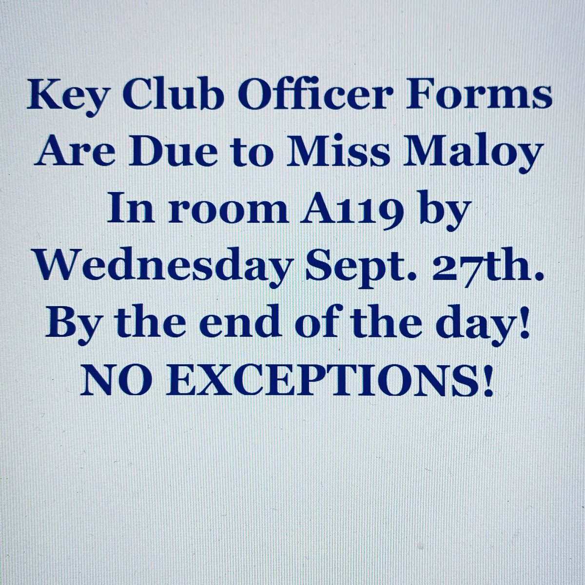 Key Club tweet media