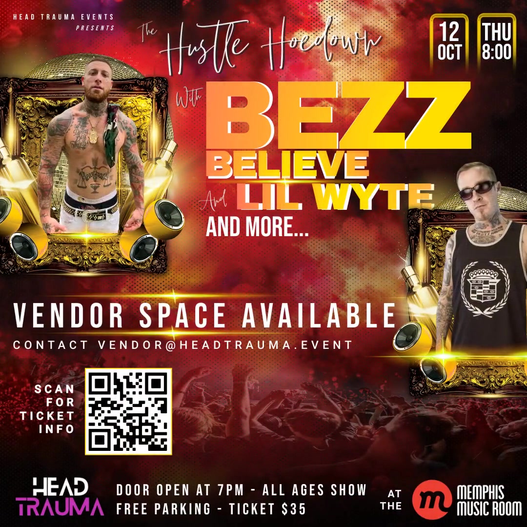 📣 Calling all vendors! 🎉 Exciting news for all you hustlers out there! We have some hot vendor spots available for The Hustle Hoedown, happening on October 12 at the legendary Memphis Music Room. 🎶 💥 #vendors #hiphop #memphis