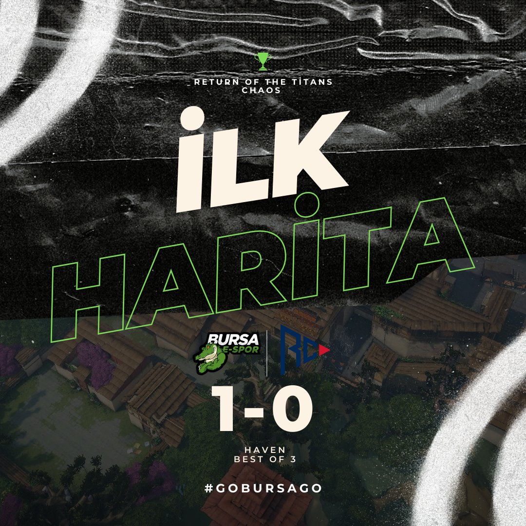 ⚔️ Return of The Titans Chaos turnuvasında ilk haritada öne geçiyoruz!

Tebrikler takım! 🐊