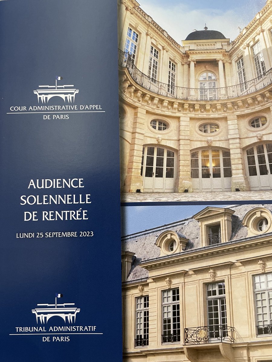 DeygasSerge's tweet photo. Plaisir de représenter la @Conf_Batonniers et son président @BrunoBlanquer à la rentrée de l’Hotel de Beauvais #CAA Paris #TAParis en présence de @E_DupondM avec de brillantes interventions dont celle formidable de Madame Le Fur @FRAparalympique https://t.co/Bqc4NTRMRf