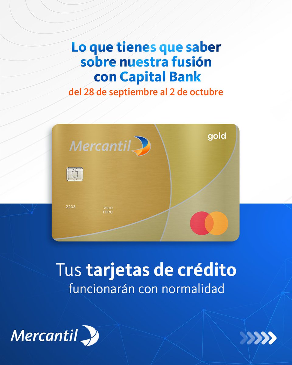Mercantilbanpa's tweet photo. Planifica con anticipación tus transacciones en nuestra fusión.
Conoce más en nuestra página web y haciendo clic en el siguiente enlace: https://t.co/DcEZiRFlWH
#MercantilBancoPanama #CapitalBank #Panama #BancaPanameña #PTY #Funsion #TarjetaDeCredito https://t.co/NdnyV4KZlJ