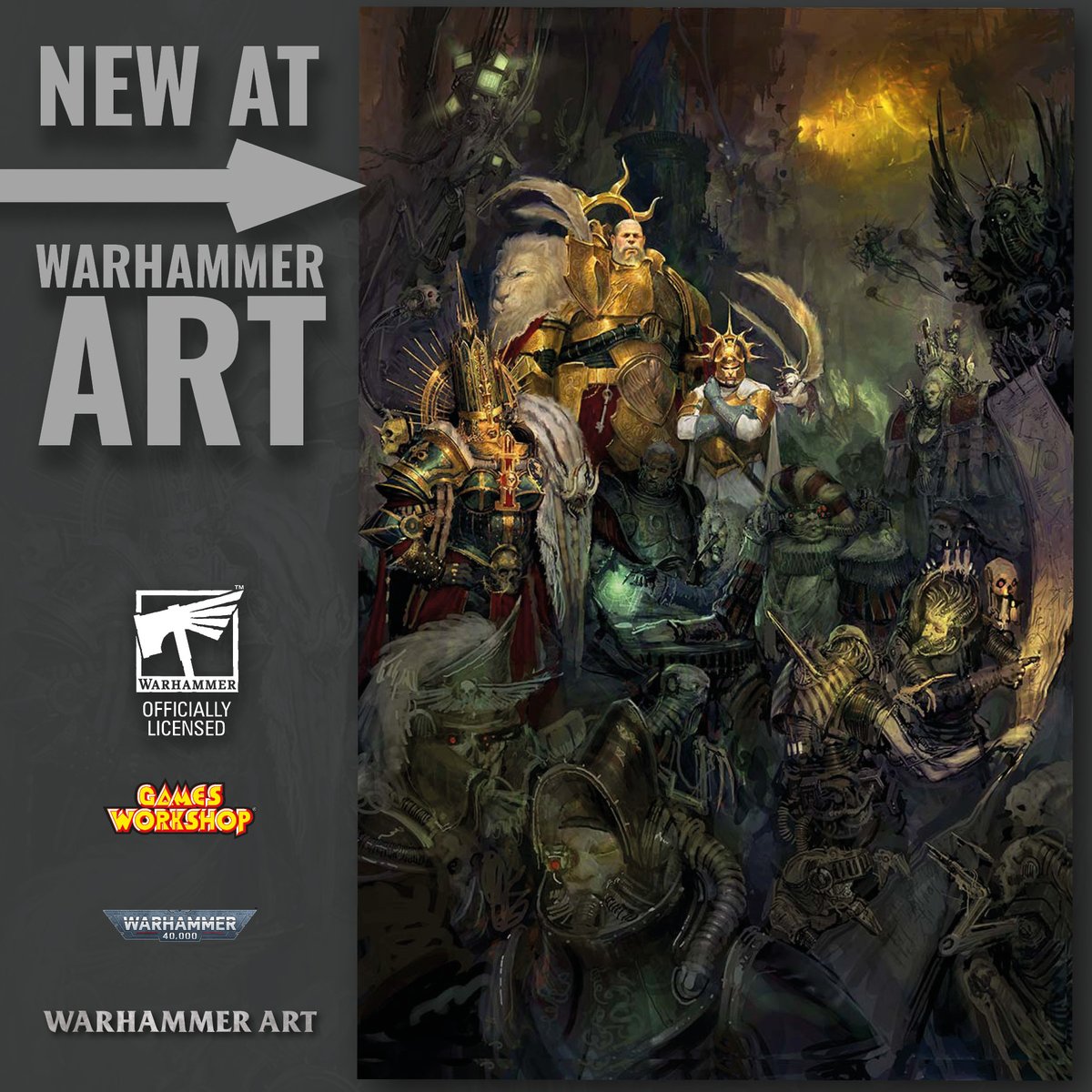 Warhammer_Art's tweet photo. SOLAR COUNCIL
Artist: Lewis Jones

Add this to your collection, only at the Official Warhammer Art outlet 👉 https://t.co/iUVct0w2AZ

#warhammercommunity #warhammer40k #warhammerart #warhammerofficial #hobby #solarcouncil #techpriests #imperium40k https://t.co/dScWpsj0Ir