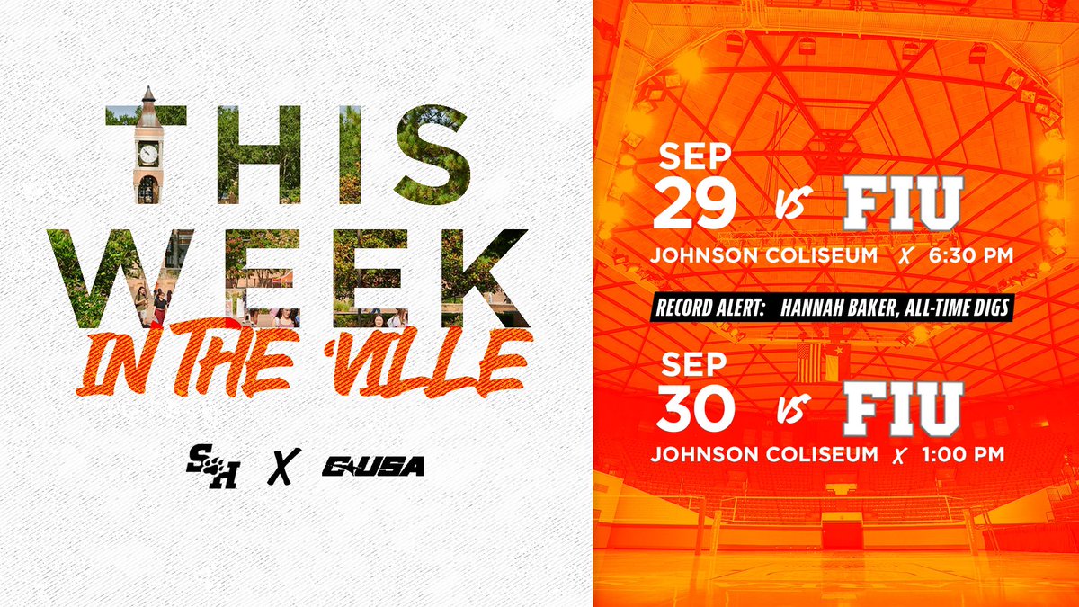 This week #intheville …

Conference home openers and records to be broken!

Mark it on your calendars! 

#EatEmUpKats