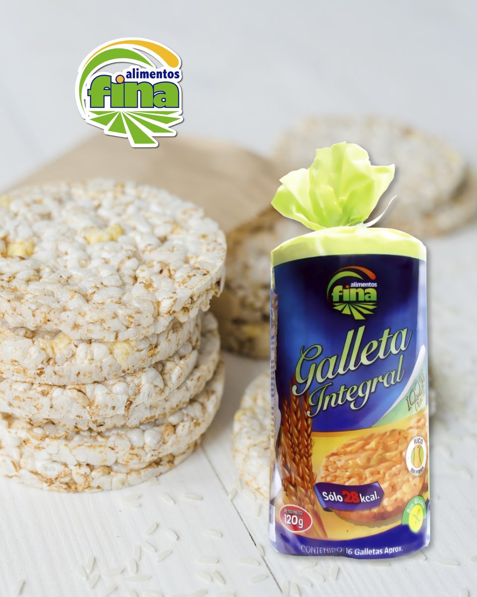 finaarroz's tweet photo. Galleta integral Fina Arroz
🌾😍💪
.
.
.
#finaarroz #arrozfina #fina #arroz #galletasfina #galletasdearrozinflado #inflado #lunes #monday #iniciodesemana https://t.co/QSOJDVwnF1