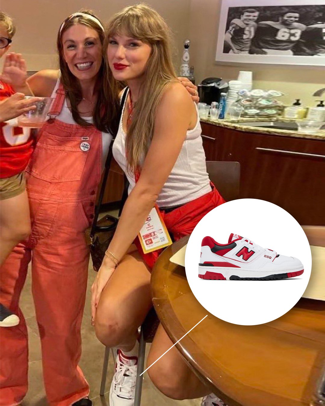 Shop Taylor Swift's New Balance sneakers from Chiefs game with Travis Kelce