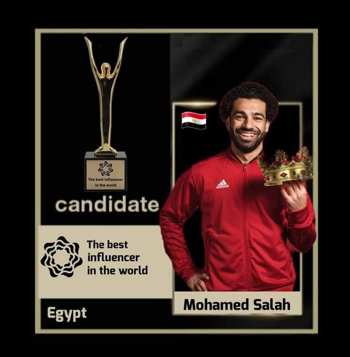 Whitehe94641511's tweet photo. 🔴🚨 رسميًا : محمد صلاح تم ترشيحه لجائزة افضل شخصية مؤثره فى العالم the best  2023 https://t.co/bUb4dEjlWR
