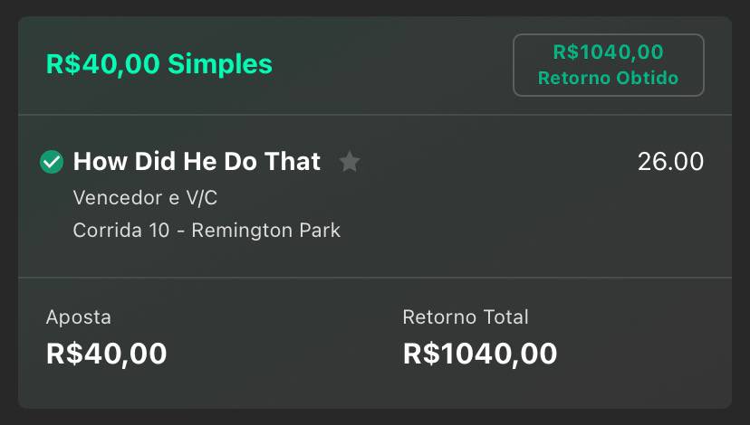 gaconsultoria1's tweet photo. ODD ALTA EM PROVA DE GRUPO, COMO ELE FEZ ISSO!

É mais uma aposta que merece postagem do Projeto Odds Altas, essa bela Odd de @26 

🏇 How Did He Do That 

✅☘️ https://t.co/JShzBaAwVV