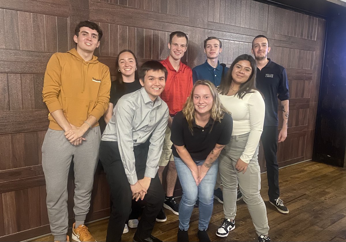 Cheers to an amazing night of networking and building new relationships with these talented students from Northern Illinois University!