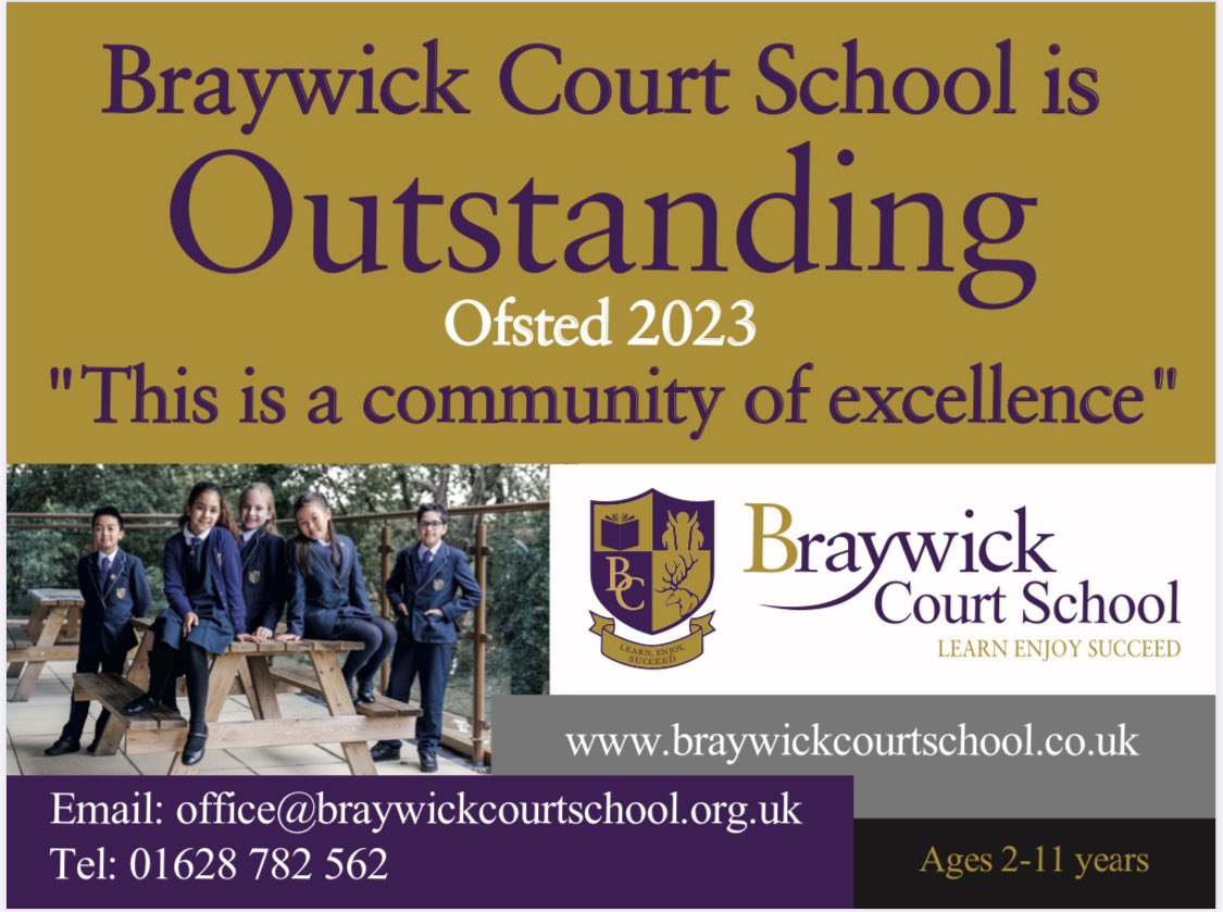 We are holding multiple open days for prospective parents throughout the autumn term.

Get in touch today to book your place!

braywickcourtschool.co.uk/prospective-pa…