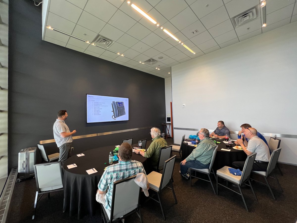 FreePBX's tweet image. We had a great time last week as we hit the road with @VoIPSupply for our OS Fury Roadshows!
Thank you to everyone who came out to spend some time with us while we presented and provided demos (along with some fun networking ops 🤩)