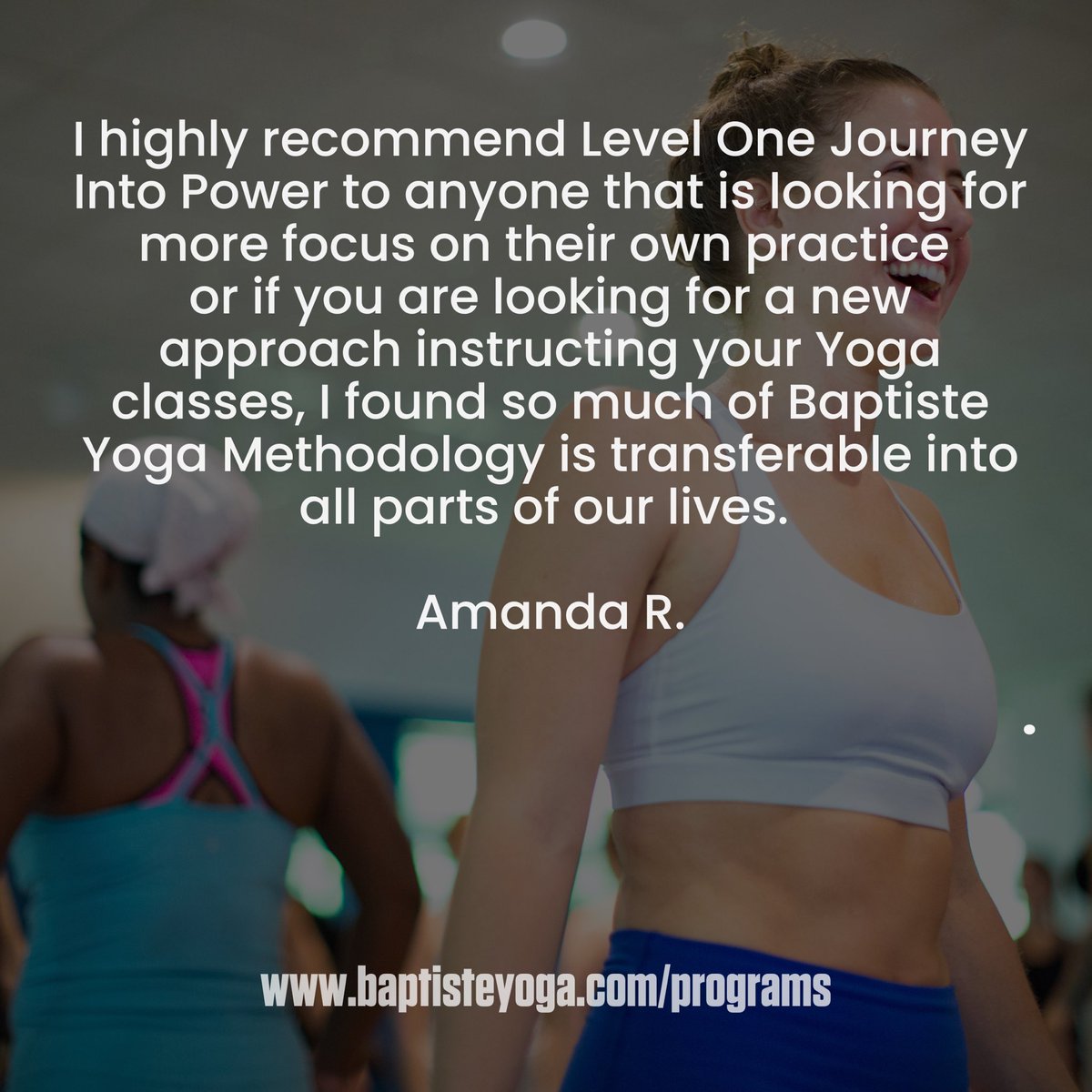 Transformation is a continuous journey and it starts with a single step! 

Truth is, if we wait until we’re ready we’ll be waiting for the rest of our lives. Start your JOURNEY today! 

🔴 LEVEL 1 BEGINS OCTOBER 24 

baptisteyoga.com/programs/level…