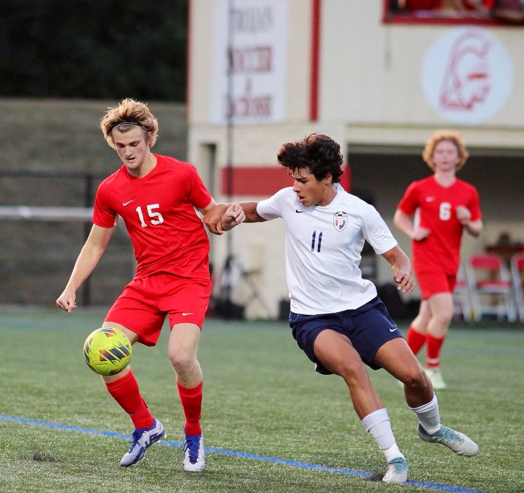 Vote for CG senior Ely Detty as the best high school boys soccer player in the nation for the Fall of 2023. Click link to vote: highschool.si.com/national/2023/…

Ely has 25 goals &amp; 12 assists in 14 games &amp; has helped lead the 3A No. 5 Trojans to a 10-2-2 record. #Vote4Detty
