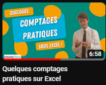 fred_vedrenne's tweet image. #PartagePerdir Merci @HuguesKitten et @ManagEduc pour cette vidéo tuto au top pour les collègues qui souhaitent progresser sur Excel notamment pour compter des élèves suivant un ou plusieurs critères ⏩ youtube.com/watch?v=gNM6Sn…