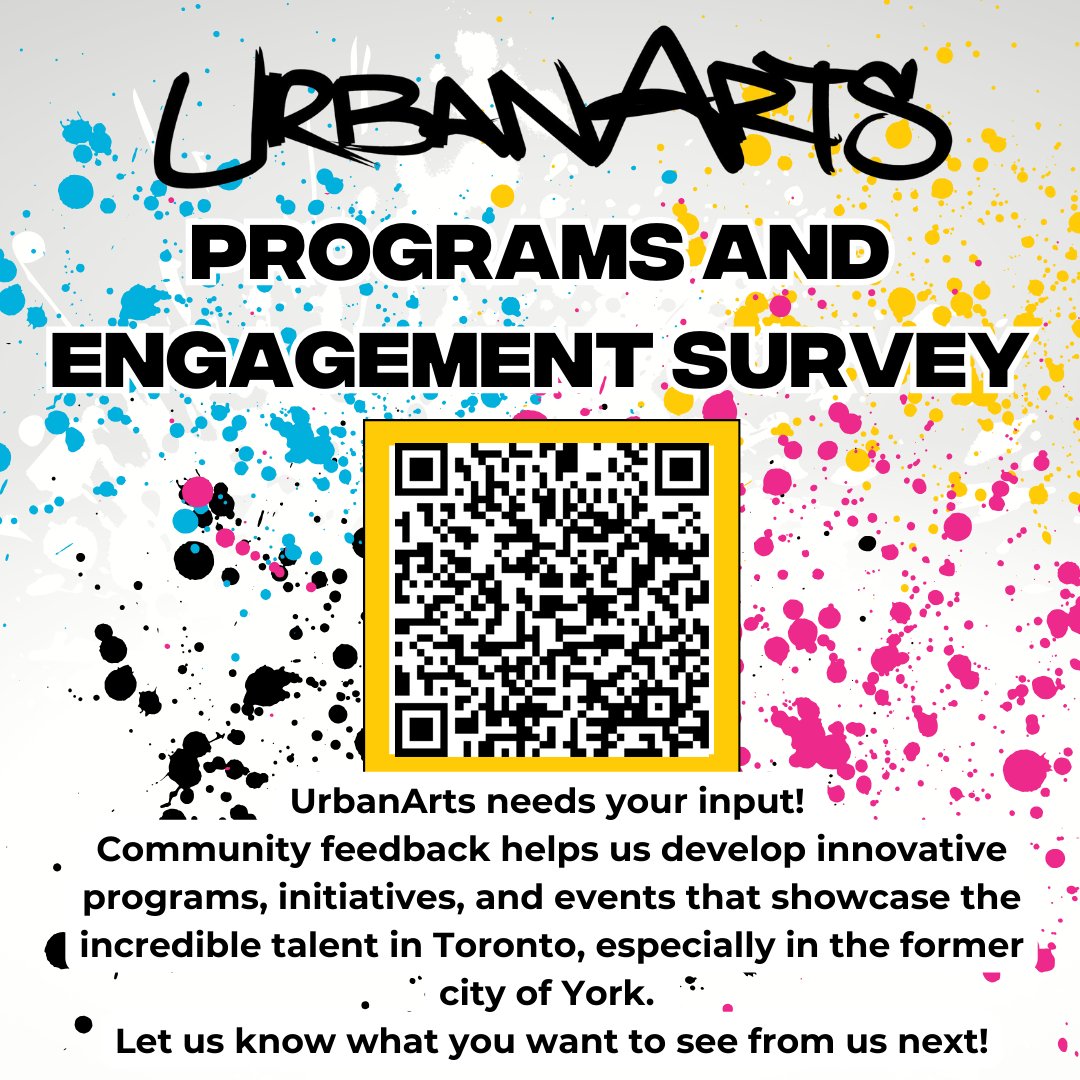 🗣️ Your Voice Matters! UrbanArts is reviewing our programs and services to create more inclusive, vibrant communities through the arts. Share your feedback in our quick 10-minute survey and get a $10 digital gift card.

Complete the survey here: bit.ly/uaprograms23