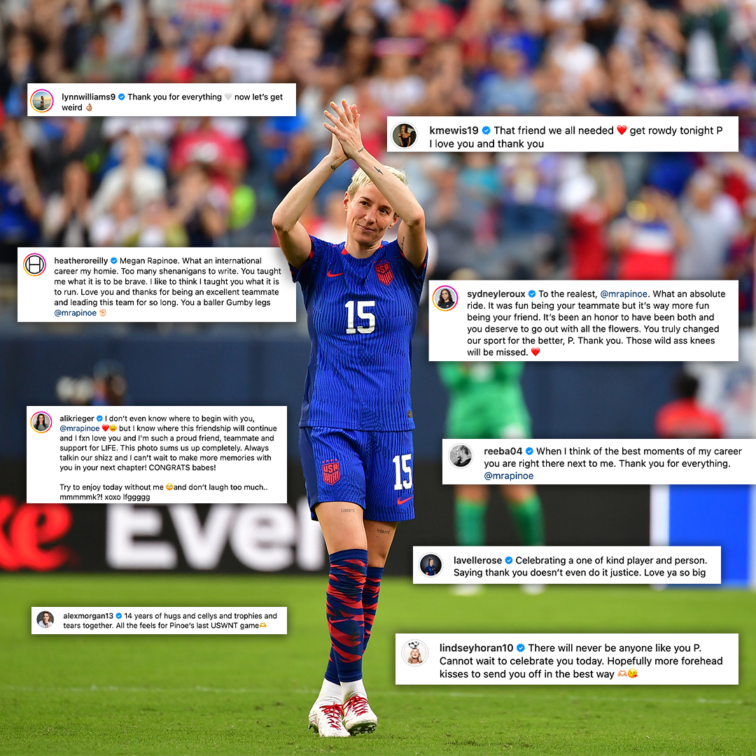 🫡 <a href="/mPinoe/">Megan Rapinoe</a>