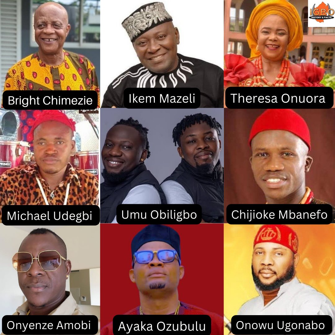 You can only engage three Igbo highlife musicians here for your Igbo event. Who are you picking?  👀