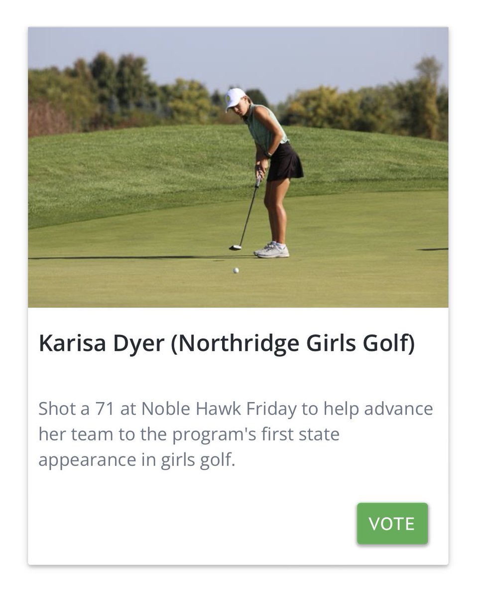 Please vote for Karisa! 💚💛⛳️

goshennews.secondstreetapp.com/Athlete-of-the…