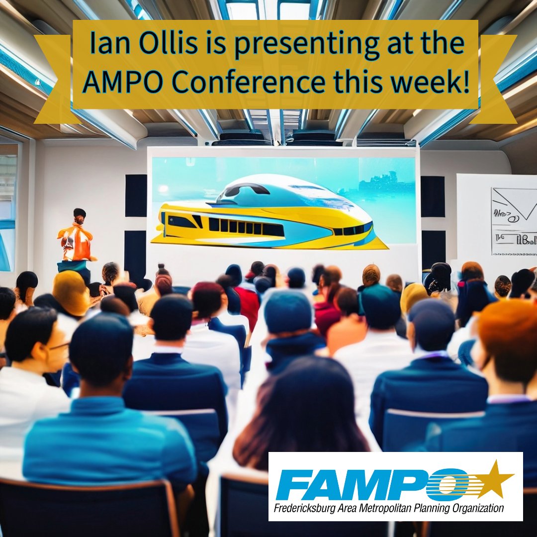 FAMPO_VA's tweet photo. Our very own Ian Ollis will be presenting twice at the AMPO conference this week! Keep an eye out for his sessions on Wednesday and Thursday.
#mpo #ampo #conference #session #transportation https://t.co/vP8nKzop9Y