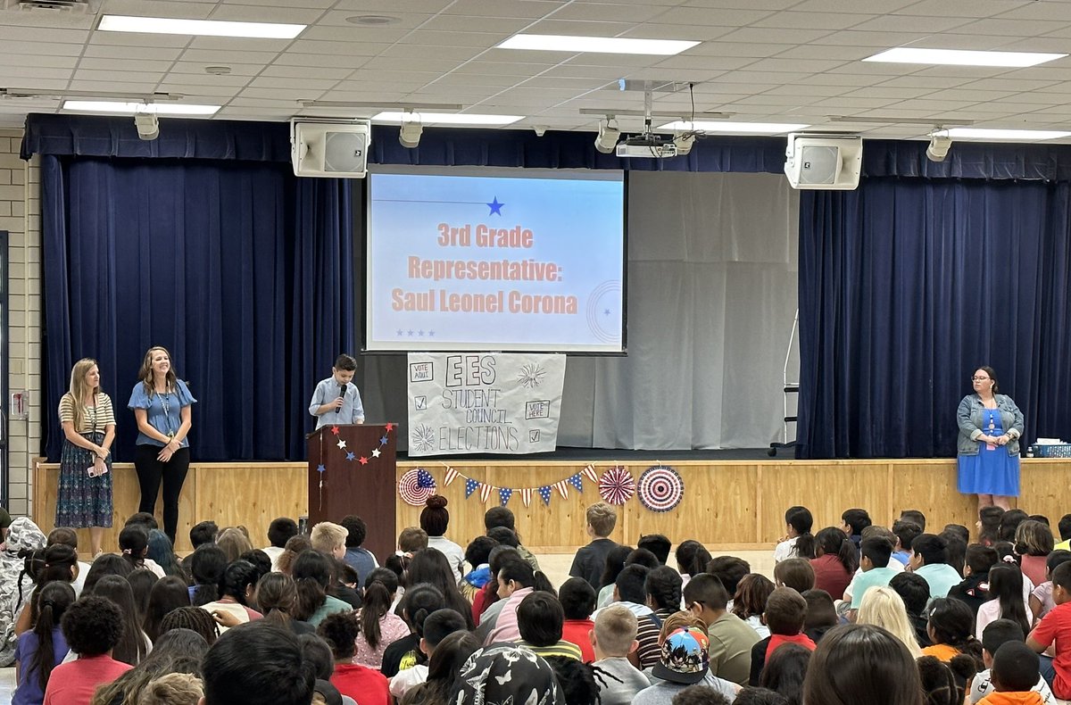 Our Student Council Elections took place this morning. We are so proud of our candidates for being courageous and making a speech in front of their peers! Thank you to the parents who attended!  #RunYourBestRACE