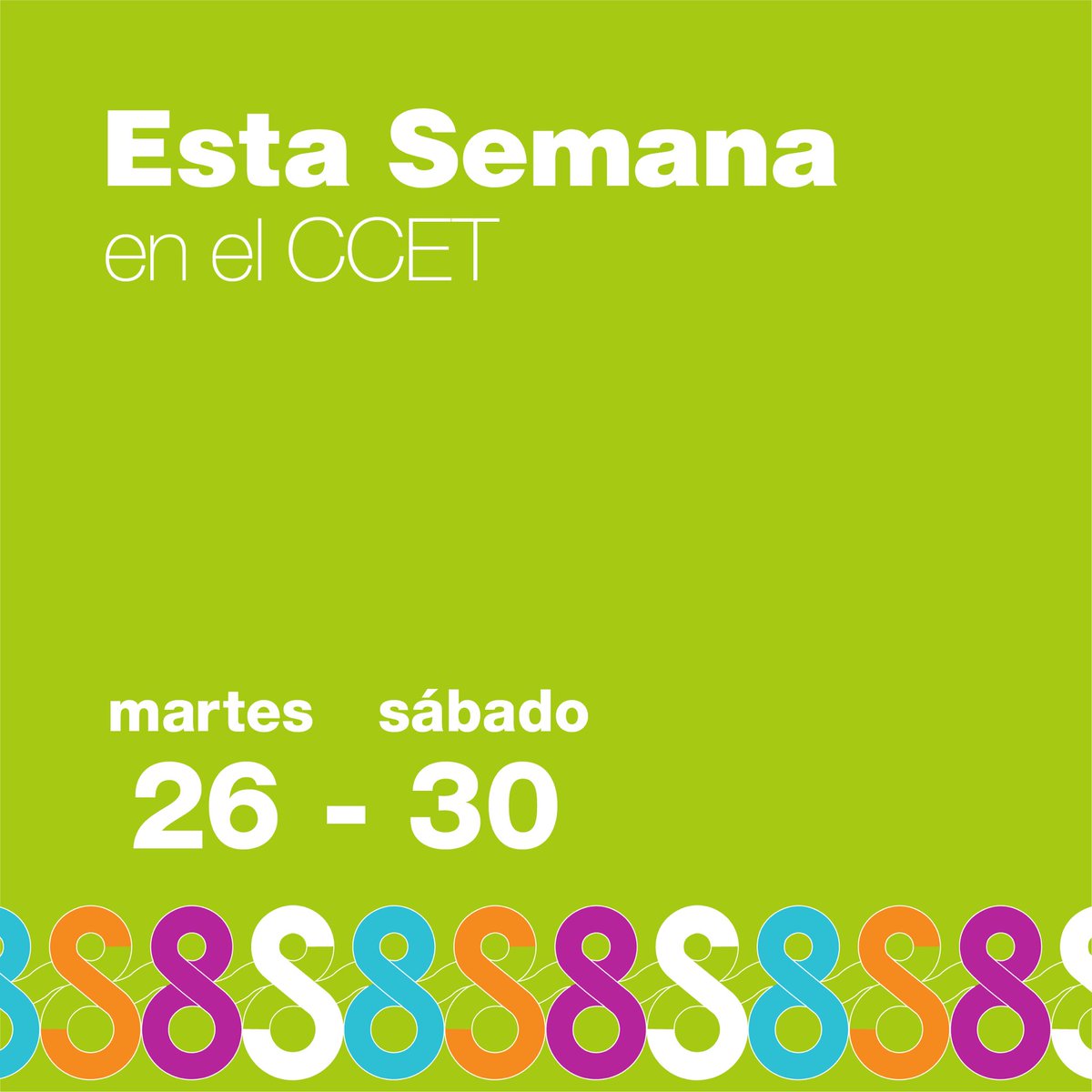CCETegucigalpa's tweet photo. 🚨Sumergite en una semana más de arte, diversidad y cultura en el CCET…

🥳Disfrutá con nosotras de cortometrajes, talleres, teatro, actividades infantiles, conversatorios, impro y podcast. https://t.co/3yUN2iIlCg
