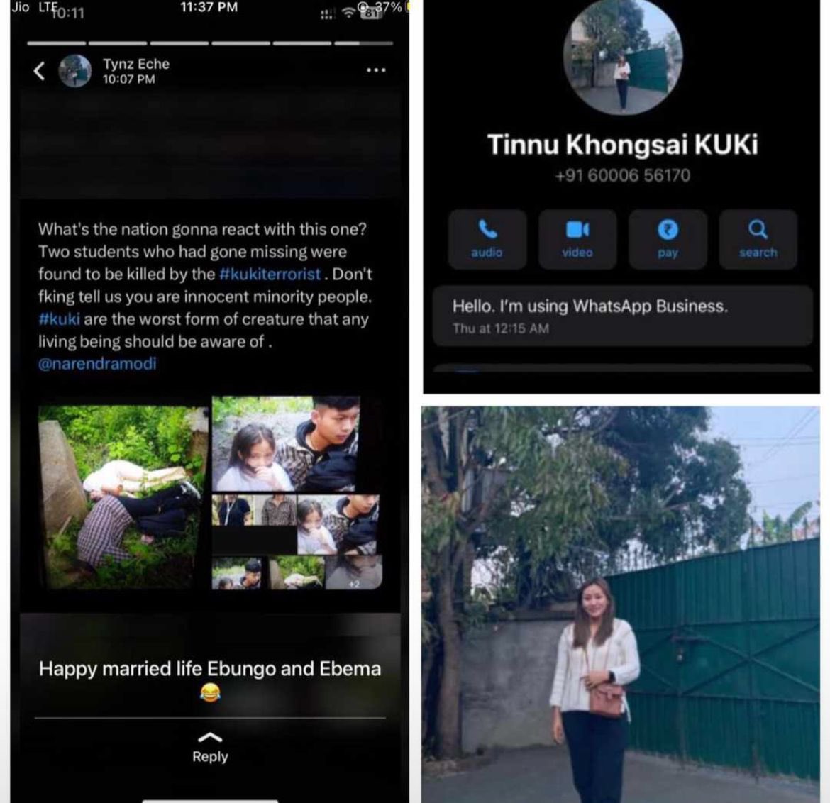 RajkumariR1755's tweet photo. While the mothers of the victims were still holding their kids fotos and crying, mean awhile #KukiChinZoSeparatists are making fun to the departed souls. How wicked they are? #KukiRapist #KukiLiesXposed #CrimesAgainstManipur #KukiNarcoTerrorists #ManipurFightsBack #KukiWarCrimes https://t.co/Yy0cY5VhJW