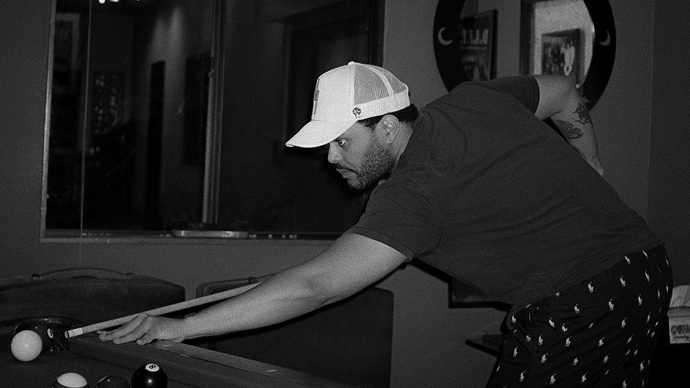 madnssxo's tweet image. the weeknd in the studio