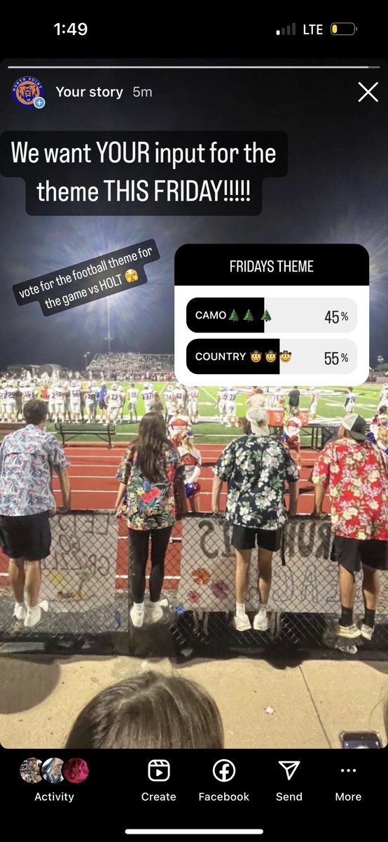 NPSTUDENTS's tweet photo. 🚨NORTH POINT STUDENTS🚨
‼️‼️we want YOUR INPUT‼️‼️
vote for our football theme THIS FRIDAY versus holt on our instagram page 
 user: northpointstudentsection
https://t.co/k3kXrbv4T0 https://t.co/T0XjSiDnQQ