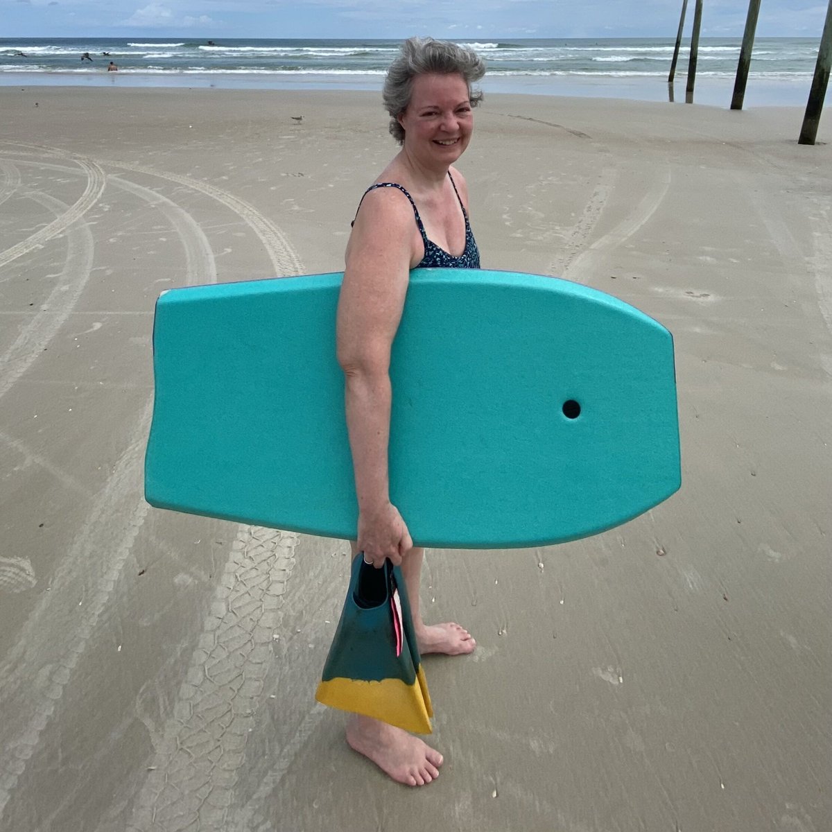 Boogie board day in the surf! Had a great time!
#floridawriters