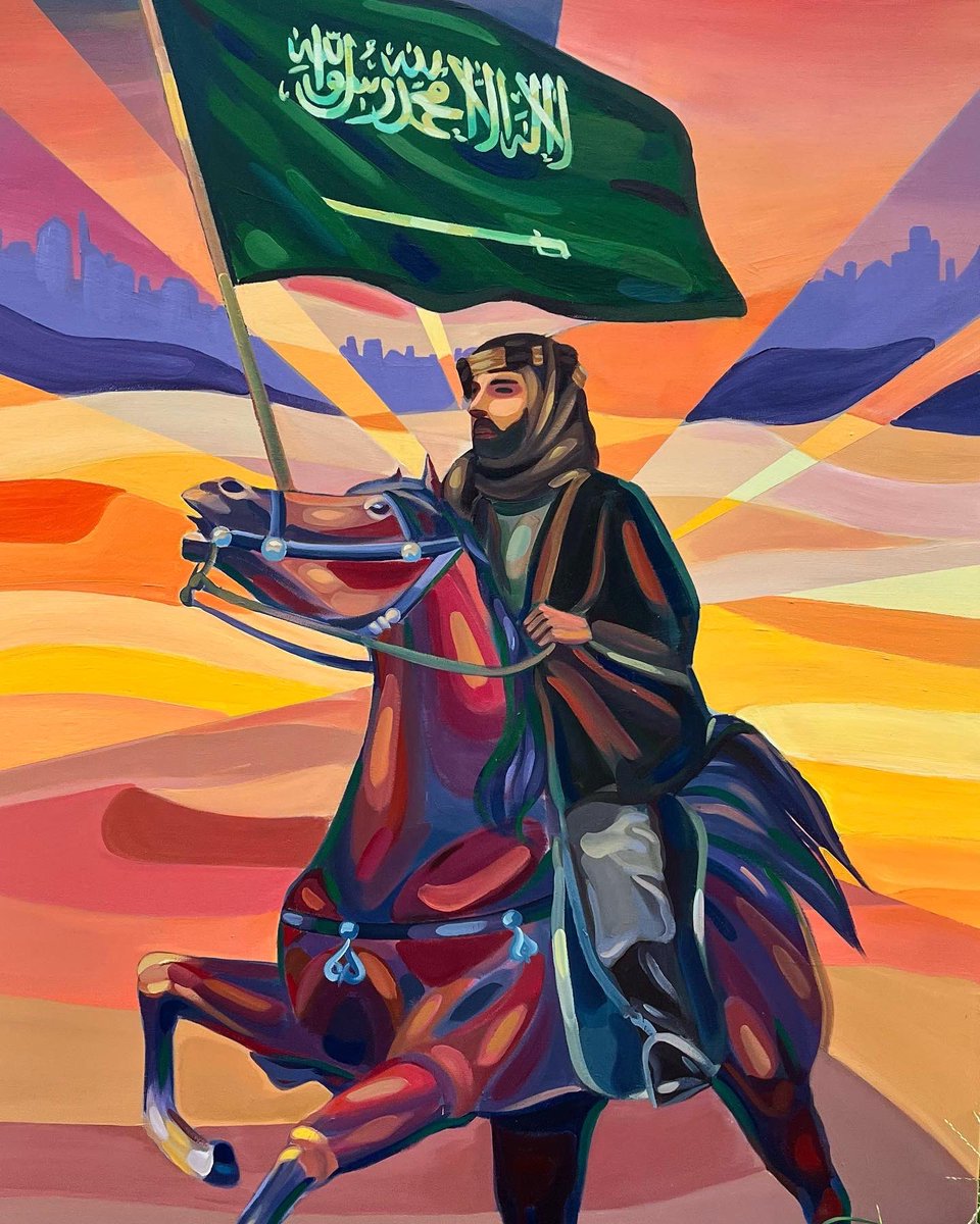 صور اوضح للوحة ❤️🇸🇦