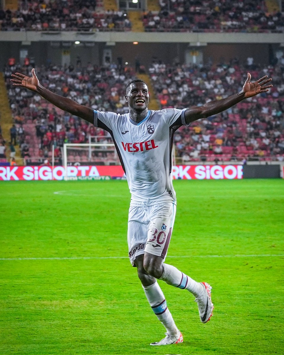 ⚽ vs. Bestikas
⚽🅰️ vs. Hatayspor

Life's off to a flying start for Paul Onuachu in Turkey 🦅