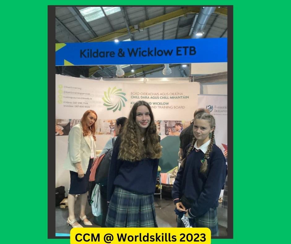 ccmwicklow's tweet photo. TY & LCA Careers Day in the RDS Dublin
Event: Worldskills & #HigherOptions 2023.
Fantastic opportunity for all involved. @KWETB #3rdLevel https://t.co/hwMNbF2vwy