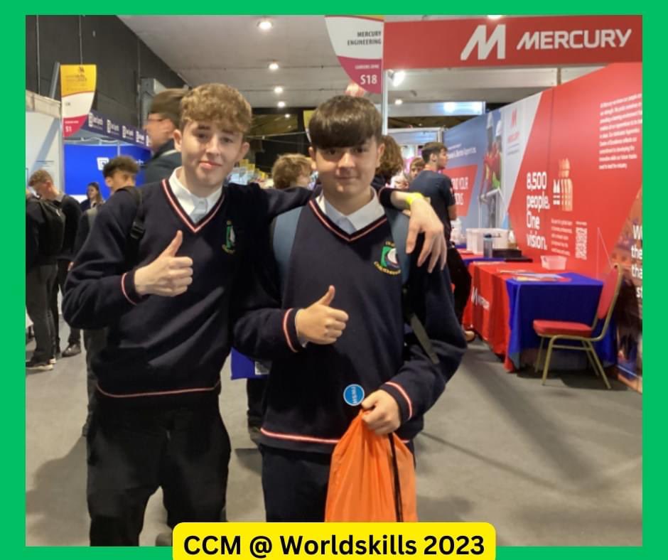 ccmwicklow's tweet photo. TY & LCA Careers Day in the RDS Dublin
Event: Worldskills & #HigherOptions 2023.
Fantastic opportunity for all involved. @KWETB #3rdLevel https://t.co/hwMNbF2vwy