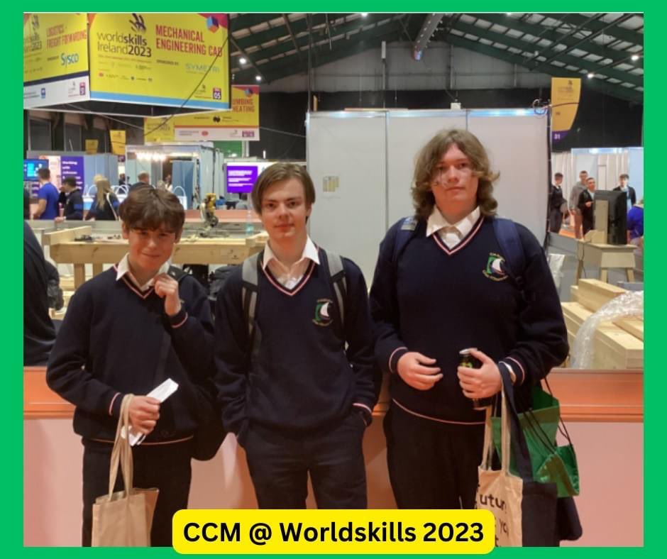ccmwicklow's tweet photo. TY & LCA Careers Day in the RDS Dublin
Event: Worldskills & #HigherOptions 2023.
Fantastic opportunity for all involved. @KWETB #3rdLevel https://t.co/hwMNbF2vwy