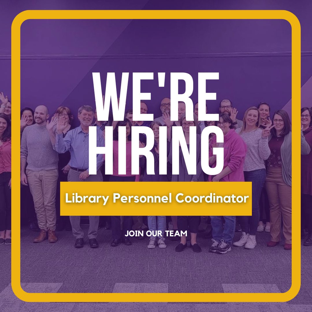 📚 Join us in shaping academic excellence! 🌟 We're hiring a Library Personnel Coordinator at the University at Albany. If you're detail-oriented, collaborative, and passionate about higher education, apply now! Learn more: bit.ly/3LwRFSc #HigherEd #UAlbany #Libraries