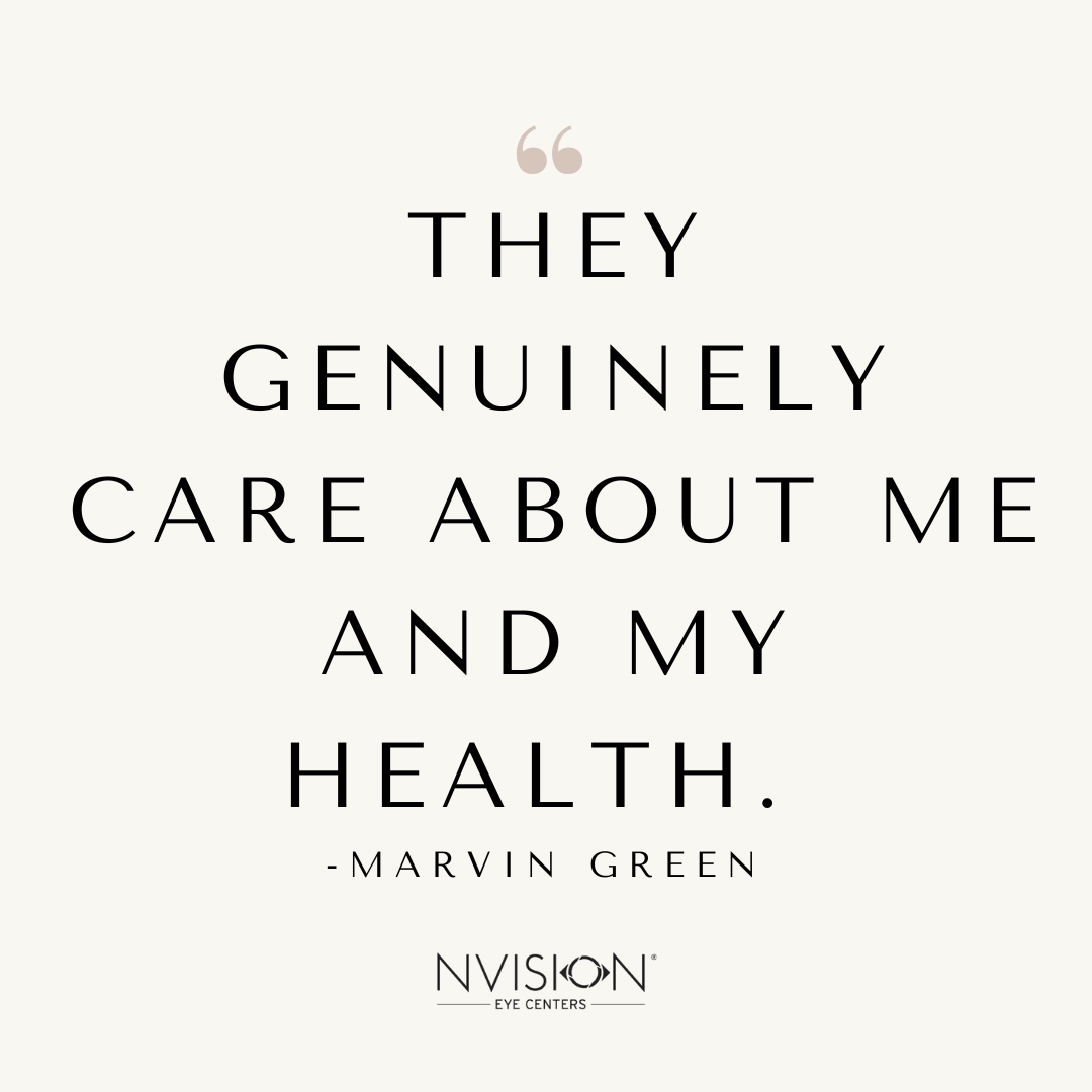 nvisioncenters's tweet photo. "I did LASIK with Dr. Patel and the staff there is very knowledgeable, empathetic and caring. That made me feel like they genuinely care about me and my health and they are about the patient first vs trying to get more LASIK done to get paid."- Marvin Green https://t.co/Fvkpogd08T