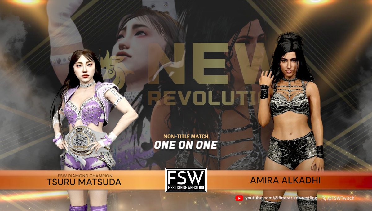 The FSW Diamond Champion will be in action, taking on Amira Alkhadi in a non-title match! #FSWNR
