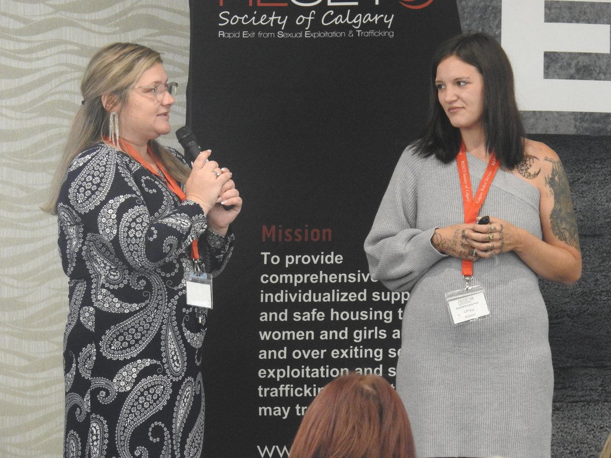 RESETCalgary's tweet image. Thank you Stephanie and Olivia from ElevateHER, for your excellent Keynote Presentation at the 2023 SETA Conference! #SETA2023 #elevateHER #GATEprogram #sexualexploitationawareness #sextraffickingawareness