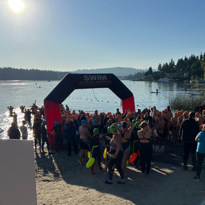 USAP_Updates's tweet photo. Our USAP Washington team made waves at the 15th-year celebration of Swim Across America Seattle 2023.  A special shout-out to Cameron Cartier, MD, and Rachel Todd – SVP, who swam 2 miles and raised $2,000+ for cancer research!
Proud to kickstart #USAPCaresWeek by fighting cancer. https://t.co/cSMEOkIJlx