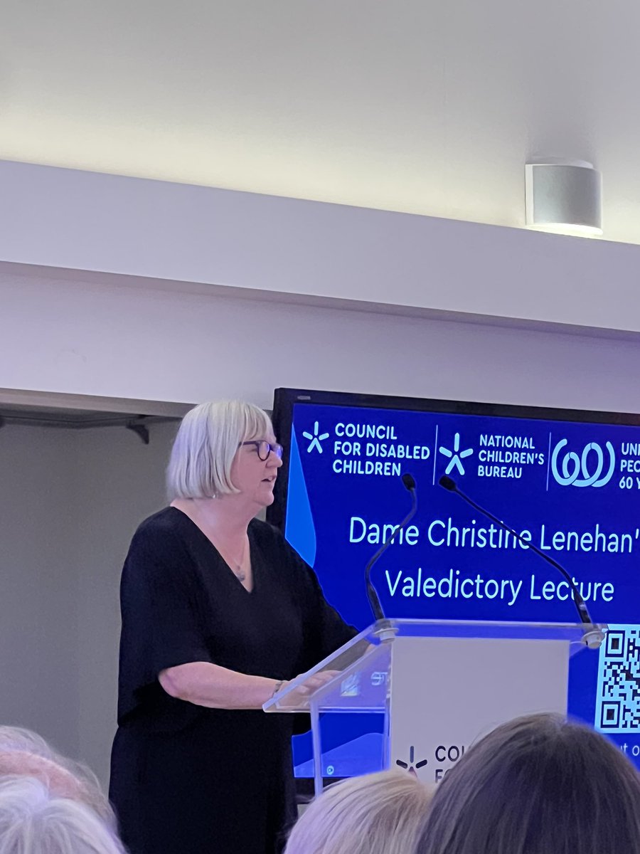 “I believe in the power of positivity. I believe we have to believe in positive change- because it’s what children and families deserve.” - Dame Christine Lenehan at the #LenehanLecture #children #families #abuse #positivity #NCBis60