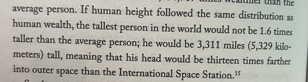 if wealth were distributed like height